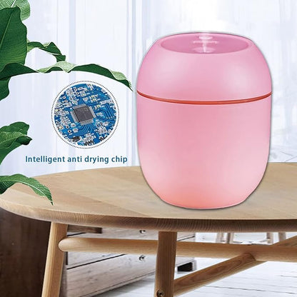 Mini Humidifier - Cool Mist Aroma Diffuser for Car, Office, Bedroom - 220mL Capacity - 2 Mist Modes