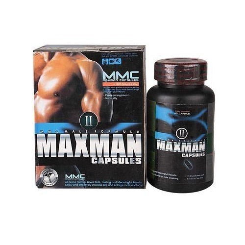 Maxman for the Men, Herbal product🌿, Increase size💪, thickness and Timing⏳, 60 capsules ماكس مان للرجال منتج عشبي لزيادة الحجم والسمك والتوقيت 60 كبسولة